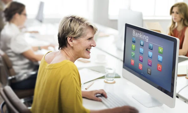 Business people working at office — Stock Photo, Image