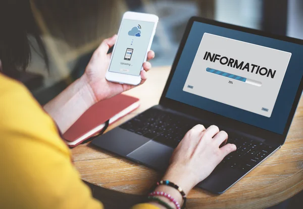 İnternet ve dijital cihazlar kavramı