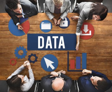 Ofiste çalışan iş adamları