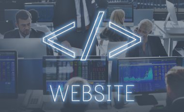 Çalışma iş adamları ve Web sitesi