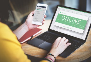 İnternet ve dijital cihazlar kavramı