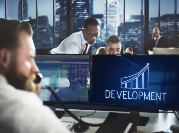 Group of Business People Working At Office — Stock Photo, Image