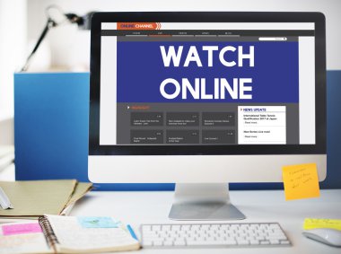 bilgisayar monitöründe çalışma alanı tablosu
