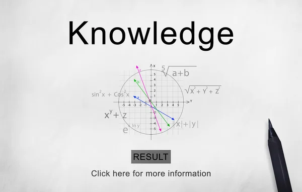 Concepto de conocimiento y educación —  Fotos de Stock