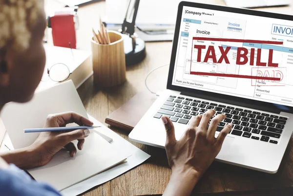 Tax Bill Concept — Stock Photo, Image