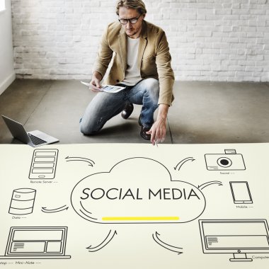 sosyal medya ile çalışmak işadamı