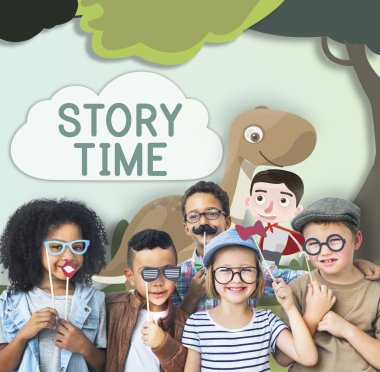 Çocuklar gülüyor ve eğlenin