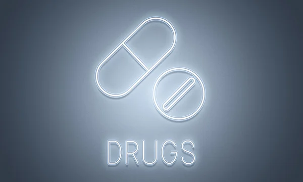 Salud, Concepto de Drogas Médicas — Foto de Stock