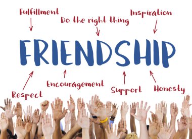 insanlar holding eller yukarı