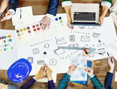 çalışan iş adamları