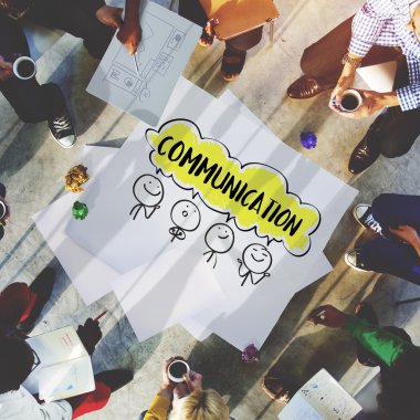 Grup çok ırklı insan söz