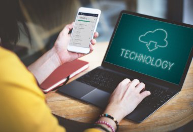 İnternet ve dijital cihazlar kavramı
