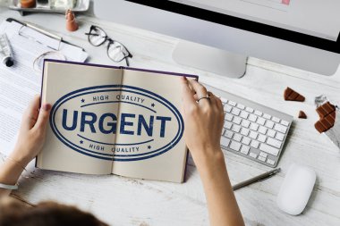 Ofiste bilgisayar olan kadın