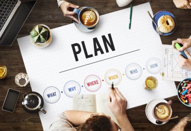 Tablo planı ile posteri ile