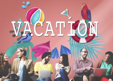 tatil duvarla çeşitlilik arkadaşları