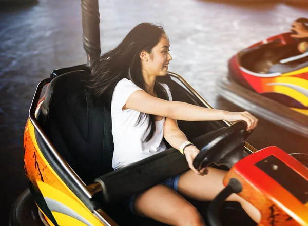 Parque de diversões Funfair — Fotografia de Stock