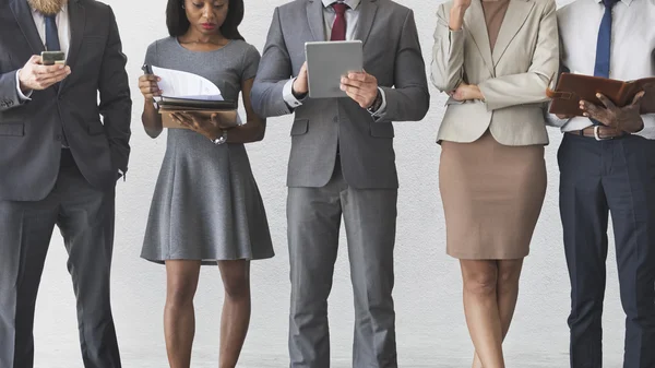 Business-Team som väntar möte — Stockfoto