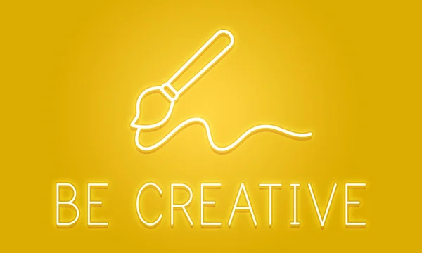 Kreativní grafická ikona — Stock fotografie