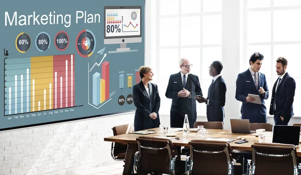 Equipo de negocios en la reunión — Foto de Stock