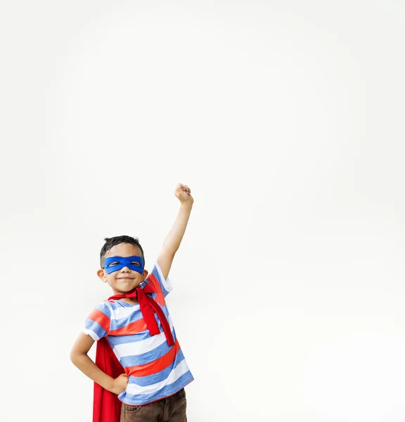 Superhrdina chlapeček — Stock fotografie