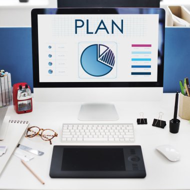 bilgisayar metin üstünde perde ile