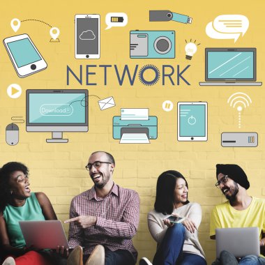 ağ ile duvar çeşitlilik arkadaşları