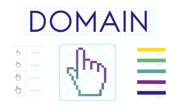 Designseite mit Informationen — Stockfoto