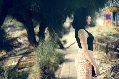 Güzel Asyalı kadın 