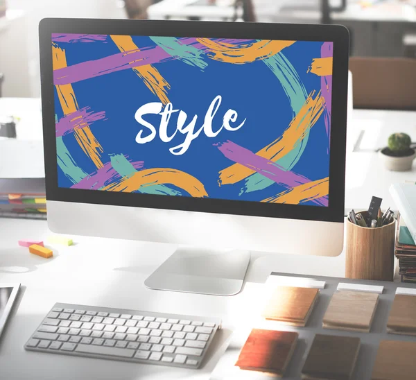 bilgisayar monitöründe tablo