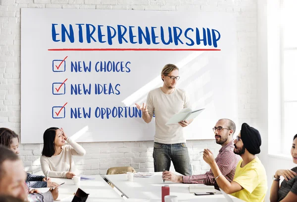 Business meeting with Entrepreneurship — Stock Photo, Image