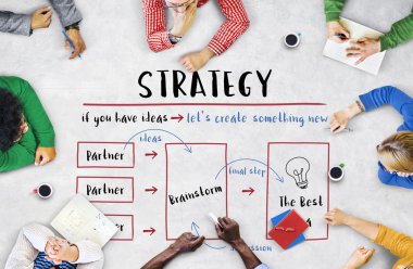 Toplantıda çalışma iş adamları