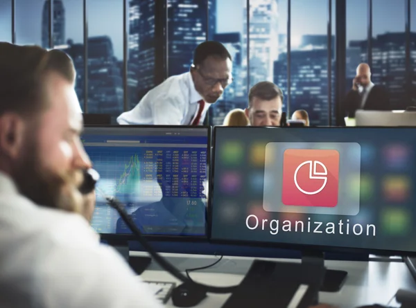 People working and Organization — Stock Photo, Image