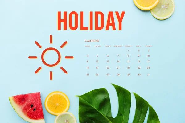 Krásný barevný kalendář — Stock fotografie