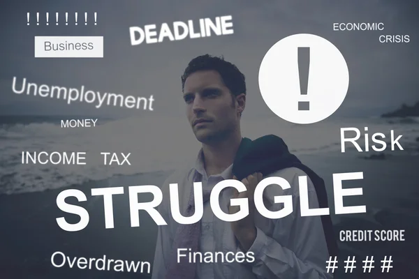 Depressed Business man — Stock Photo, Image