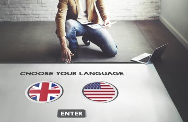 işadamı seçin Your dil ile çalışma