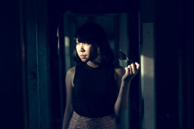 Güzel Asyalı kadın 