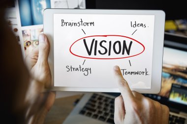 Dijital tablet dokunmadan adam 