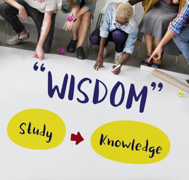 Kattaki insanlar çizim afiş