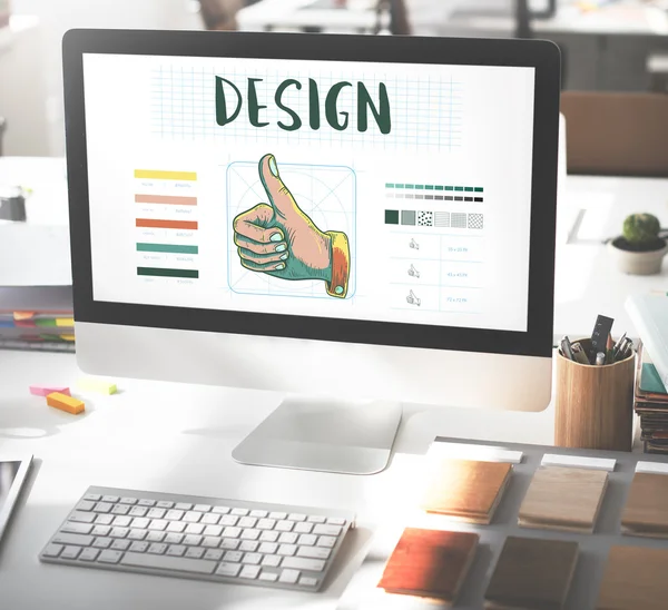 bilgisayar monitöründe çalışma alanı tablosu