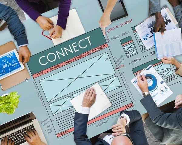 Grupo de personas Trabajando juntos — Foto de Stock