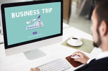 bilgisayarla çalışma iş adamı