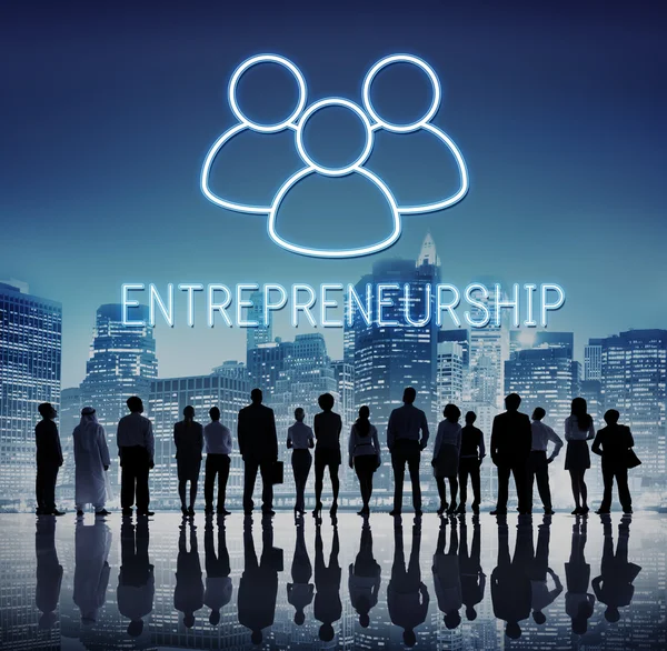 Grande grupo de empresários de sucesso — Fotografia de Stock