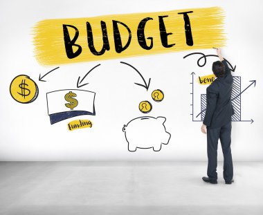 İşadamı tebeşir ile yazma 