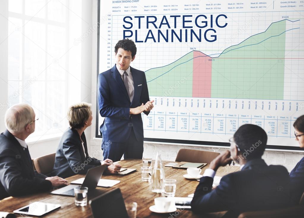 Business People and Strategic Planning concept