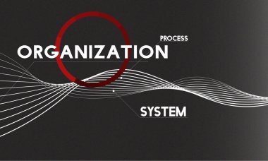 metin organizasyon ile yaratıcı banner