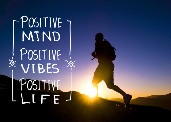 Бег трусцой в горах
