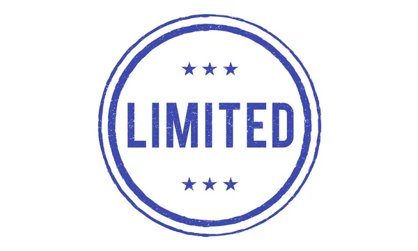 Graphic Design of Limited Badge — Stock Photo, Image