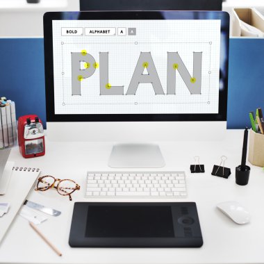 bilgisayar metin üstünde perde ile