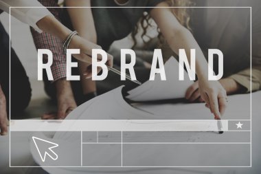 Poster ve rebrand çalışma tasarımcılar 