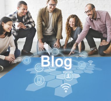 Poster ve blog çalışma tasarımcılar
